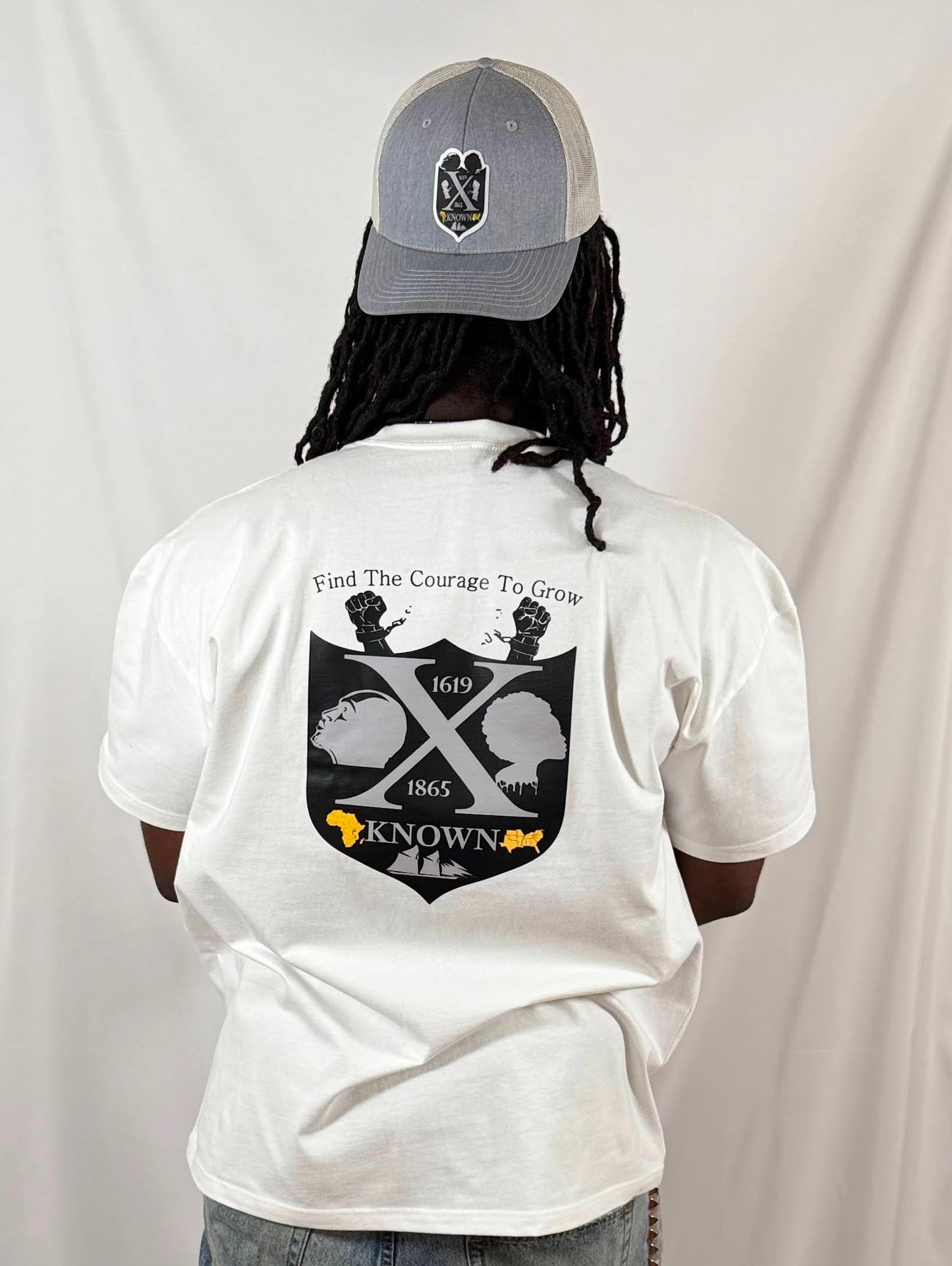 B.A.C Fashion Woven Patch Hats | Heather Grey/Light Grey