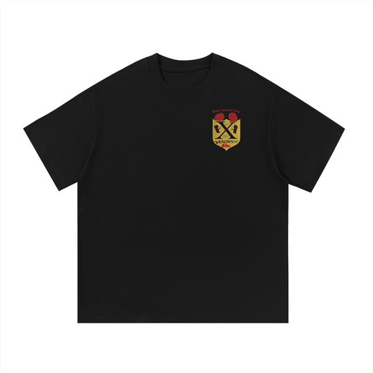 Kids Black Crest T-Shirt