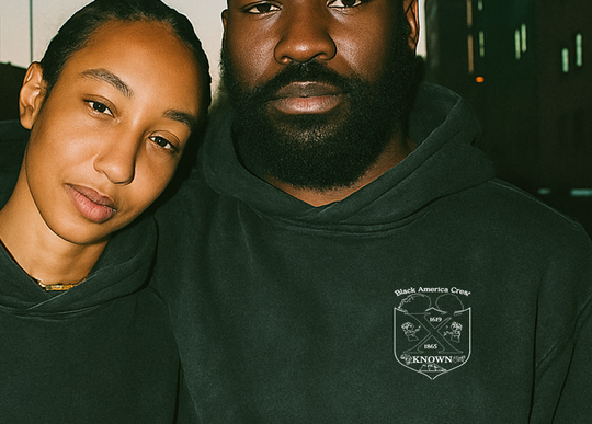 B.A.C Outlined Black Snow Washed Hoodie