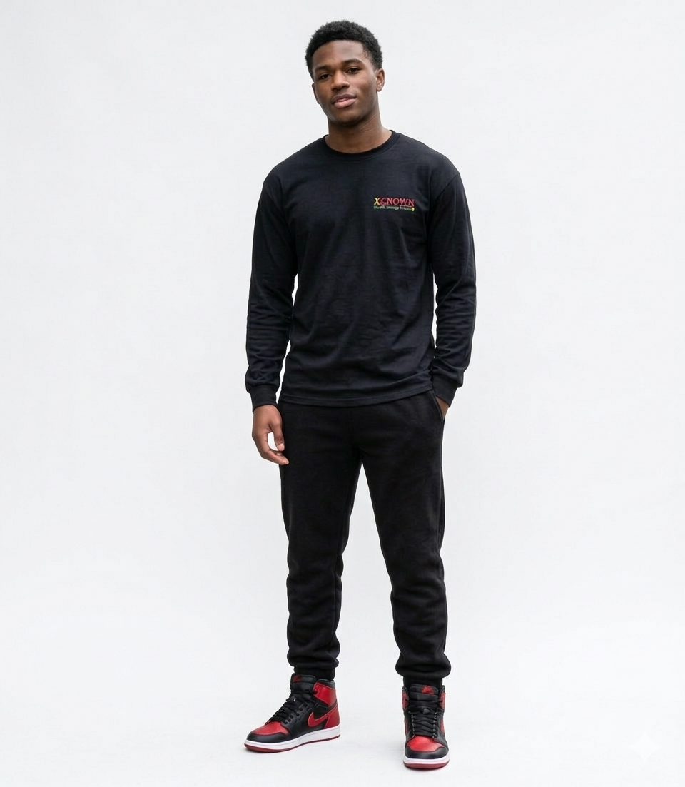 XKNOWN Unisex Long Sleeve T-shirt | Black Juneteenth Edition