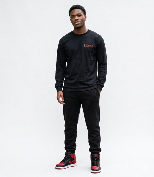 XKNOWN Unisex Long Sleeve T-shirt | Black Juneteenth Edition