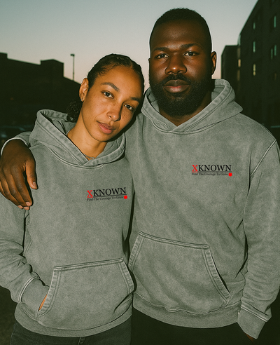 XKNOWN Grey Snow Washed Hoodie
