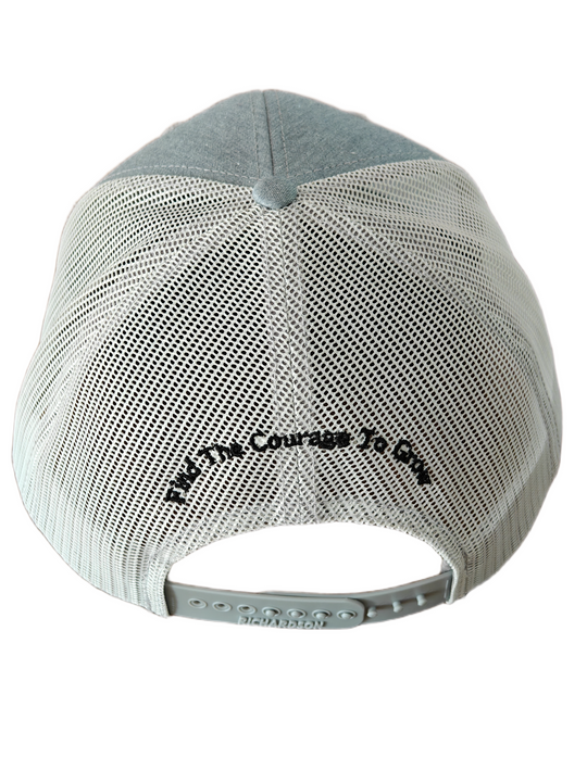 B.A.C Fashion Woven Patch Hats | Heather Grey/Light Grey
