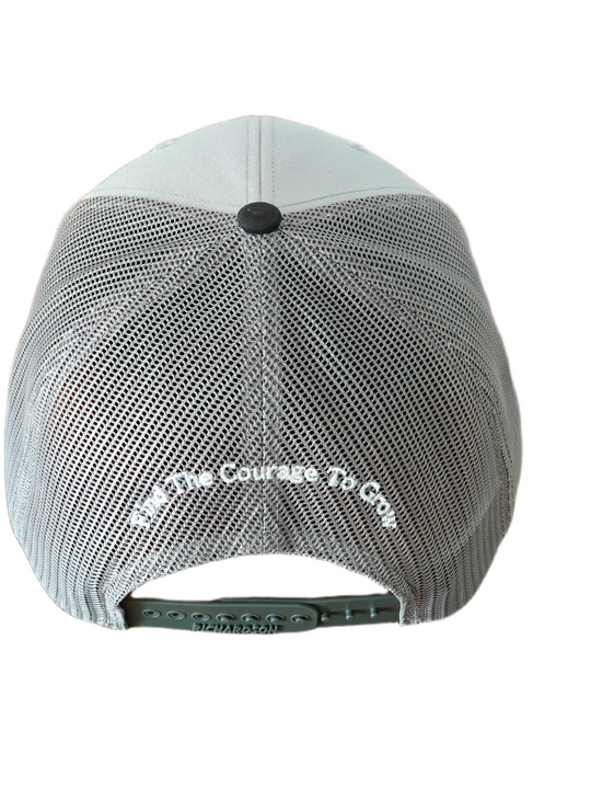 B.A.C Fashion Woven Patch Hats | Grey/Charcaol/Black