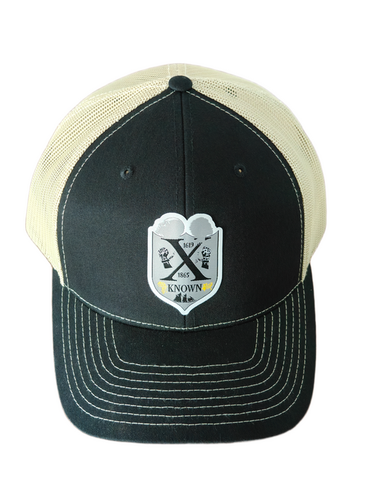 B.A.C Fashion Woven Patch Hats | Black/Gold