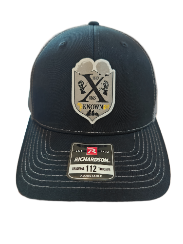 B.A.C Fashion Woven Patch Hats | Black/Charcoal