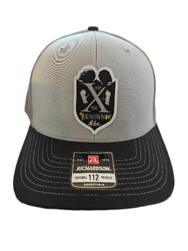 B.A.C Fashion Woven Patch Hats | Grey/Charcaol/Black