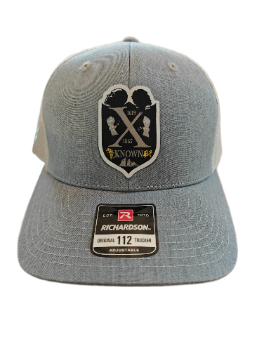 B.A.C Fashion Woven Patch Hats | Heather Grey/Light Grey