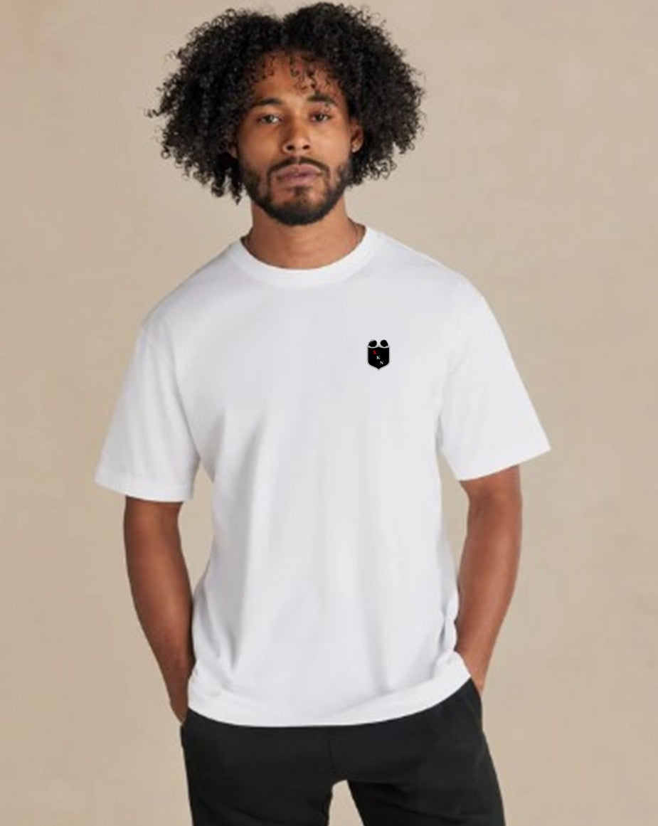 XKNOWN Premium White SUPIMA® Tee | XKN Patch Edition