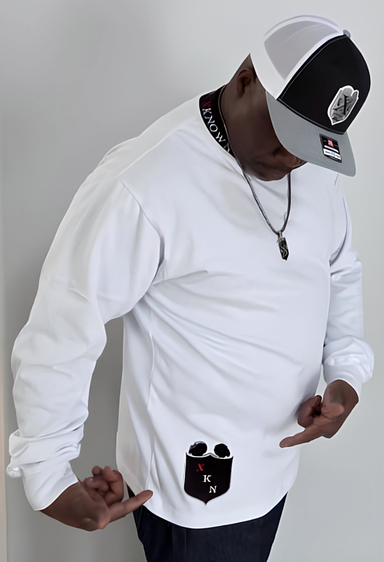 XKNOWN Solid White Long Sleeve – 330 GSM