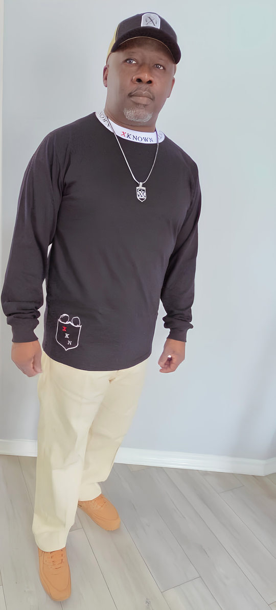 XKNOWN Solid Black Long Sleeve – 330 GSM