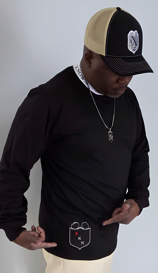 XKNOWN Solid Black Long Sleeve – 330 GSM