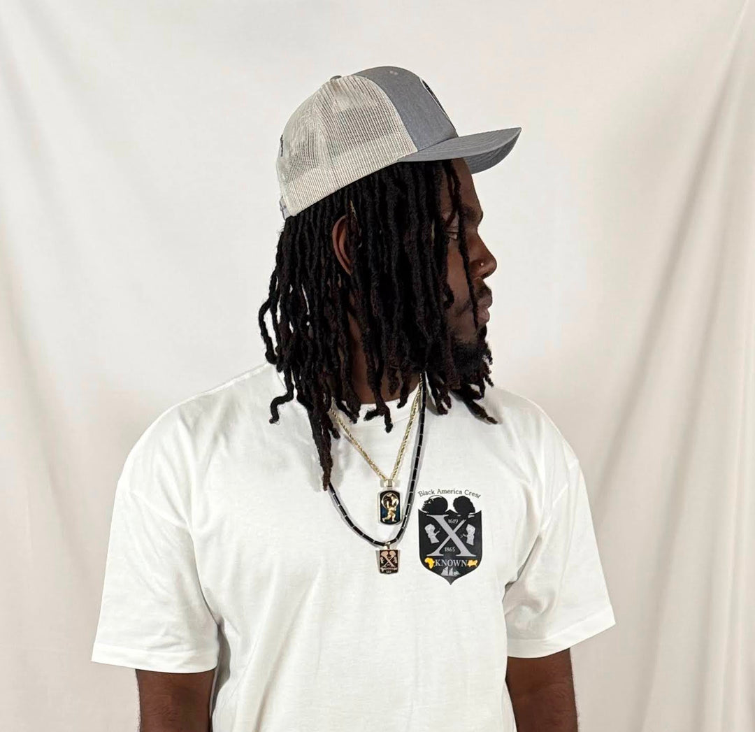 B.A.C Fashion Woven Patch Hats | Heather Grey/Light Grey