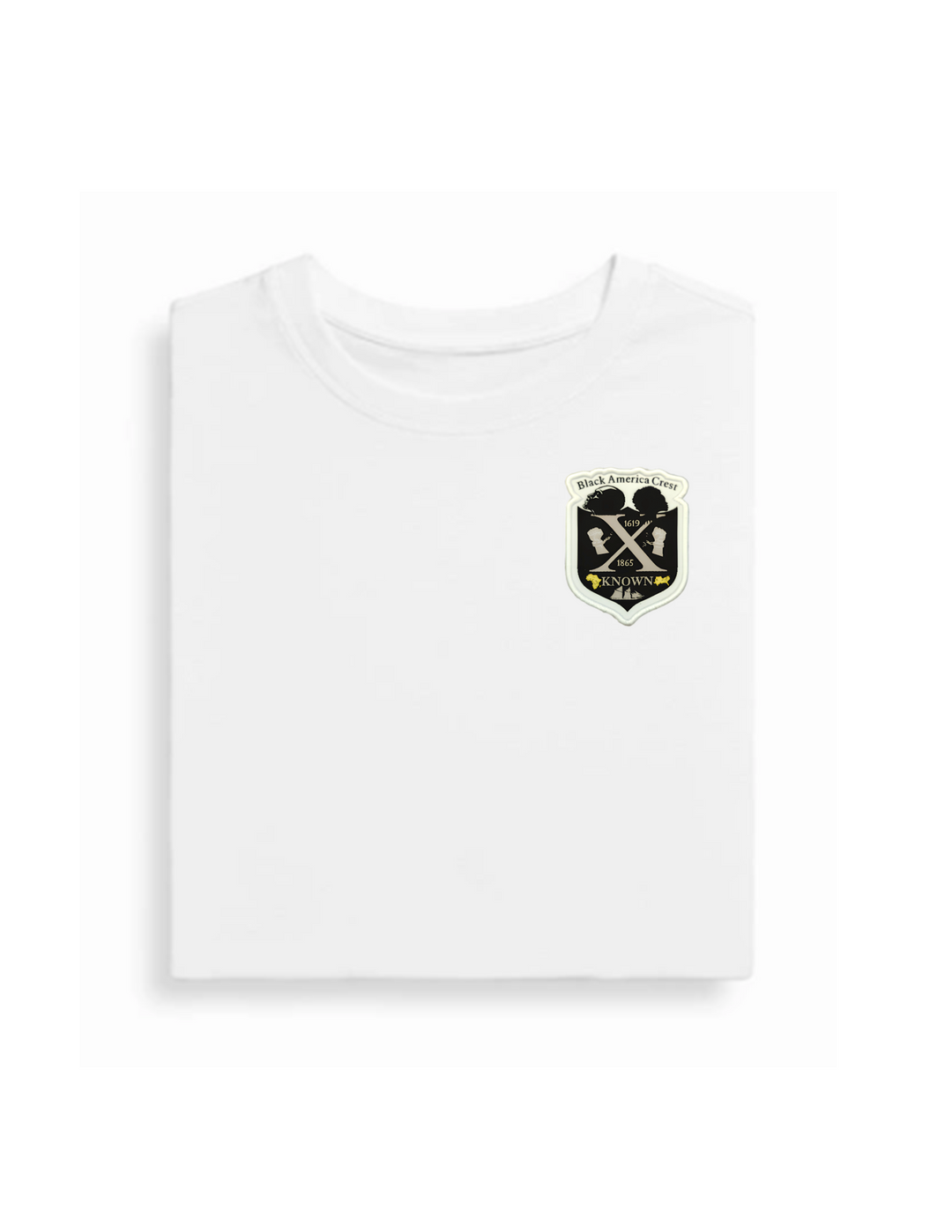 B.A.C  Woven Patch White Midweight Supima® Tee